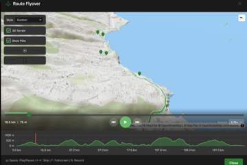 Take Flight Over Your Route: 3D Animated Flyover with Elevation Sync