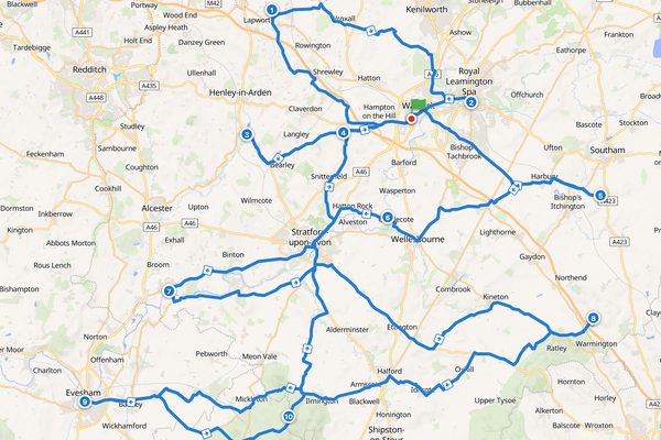 Ten Checkpoints, Ten Hours, No Set Route