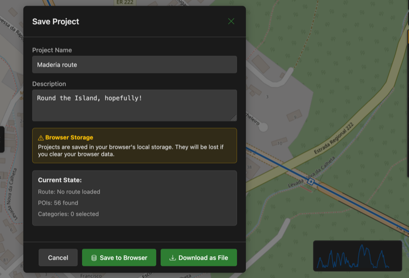 Save Project dialog