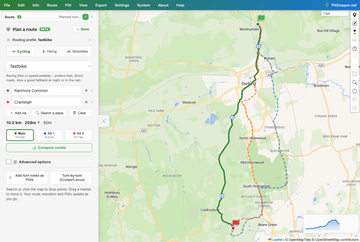 Plan a route without leaving PitStopper